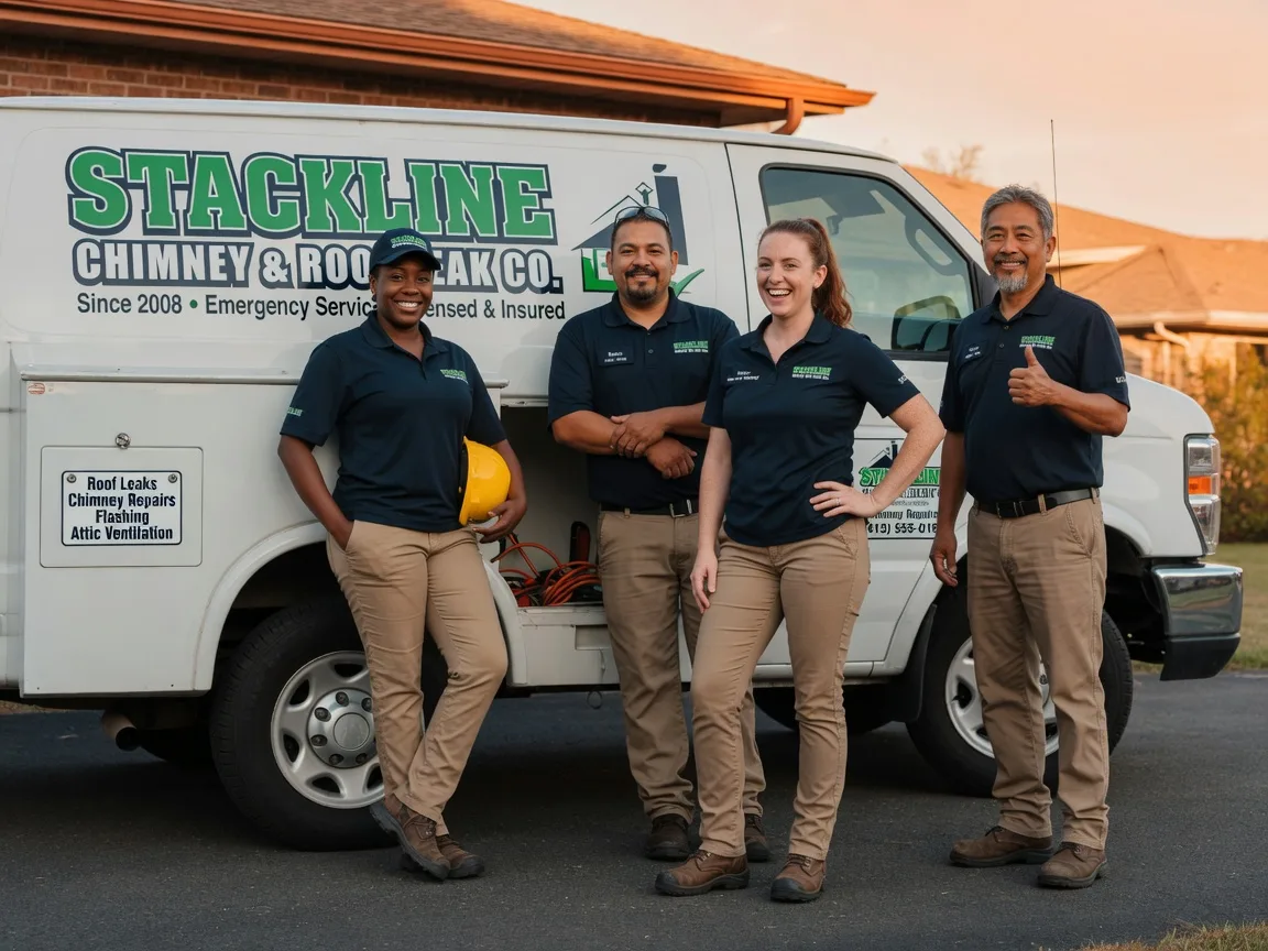 Chimney flashing repair company in Meansville, GA